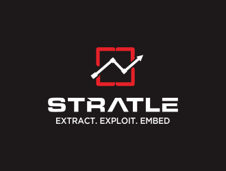 STRATLE. logo design by YONK