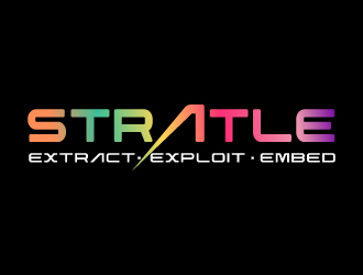 STRATLE. logo design by MUSANG