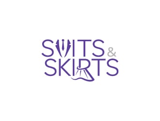 Suits and Skirts logo design by MUSANG