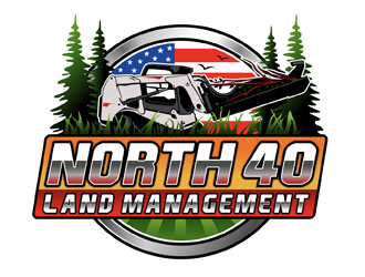 North 40 land management  logo design by DreamLogoDesign