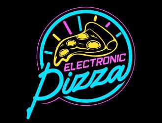 Electronic Pizza logo design by veron