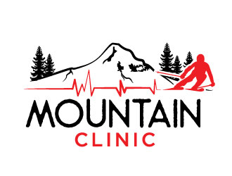 Mountain Clinic logo design by MonkDesign