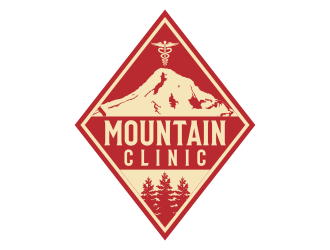 Mountain Clinic logo design by Kruger