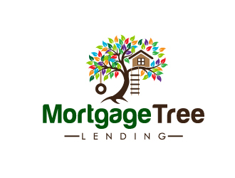 MortgageTree Lending  logo design by Marianne