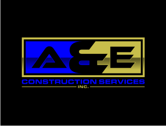A&E Construction Services Inc. logo design by johana