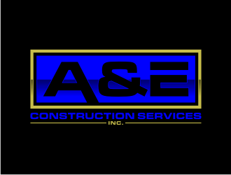 A&E Construction Services Inc. logo design by johana