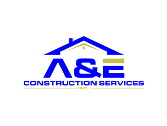 A&E Construction Services Inc. logo design by johana