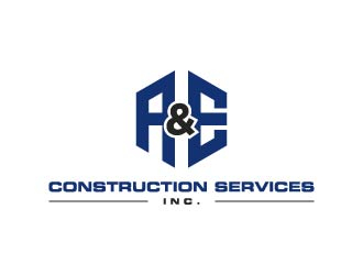 A&E Construction Services Inc. logo design by maserik