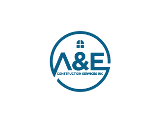 A&E Construction Services Inc. logo design by Jhonb