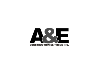 A&E Construction Services Inc. logo design by hopee