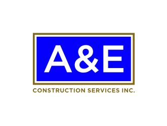 A&E Construction Services Inc. logo design by asyqh