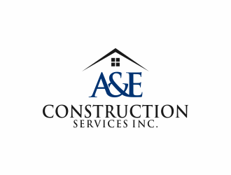 A&E Construction Services Inc. logo design by y7ce