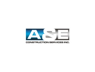 A&E Construction Services Inc. logo design by bombers