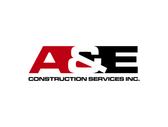 A&E Construction Services Inc. logo design by GassPoll