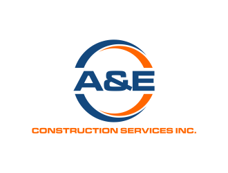 A&E Construction Services Inc. logo design by GassPoll