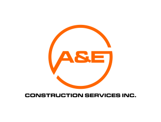 A&E Construction Services Inc. logo design by GassPoll