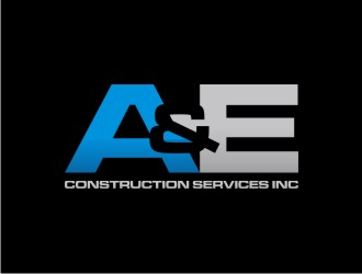 A&E Construction Services Inc. logo design by sabyan