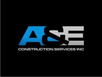 A&E Construction Services Inc. logo design by sabyan