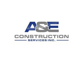 A&E Construction Services Inc. logo design by bricton