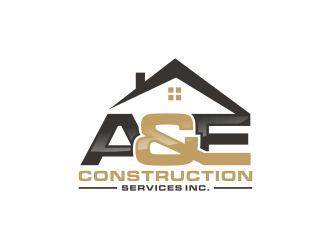 A&E Construction Services Inc. logo design by bricton