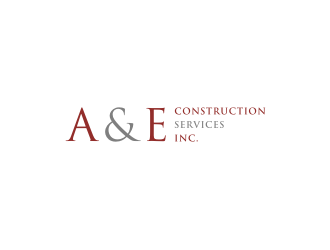 A&E Construction Services Inc. logo design by bricton