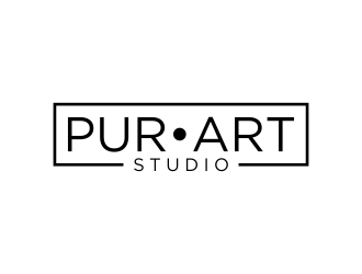 pur•art studio (purart studio) logo design by p0peye