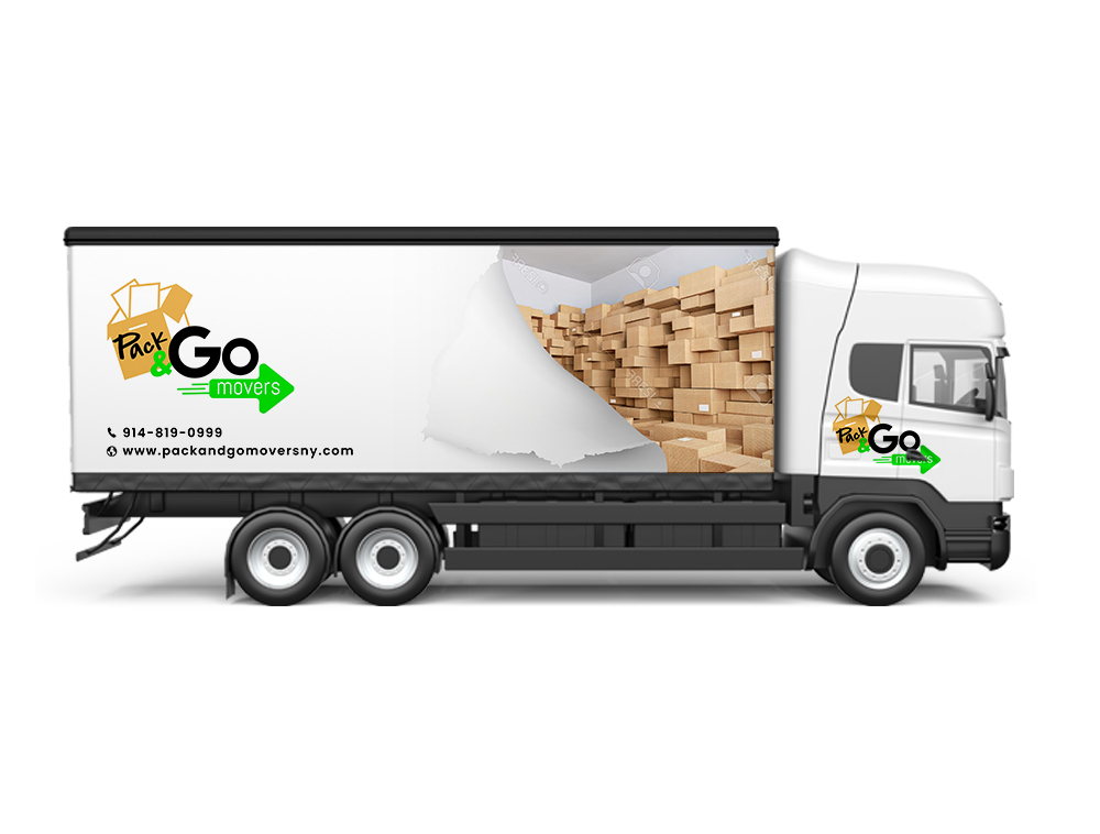 Pack & Go Movers  logo design by Niqnish