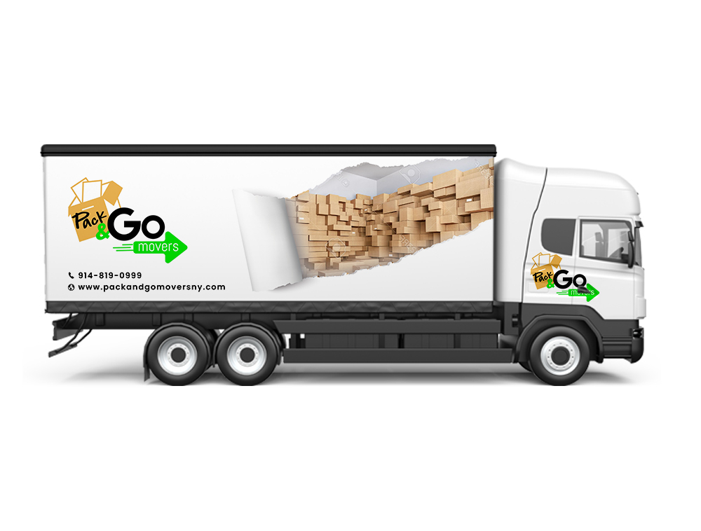 Pack & Go Movers  logo design by Niqnish