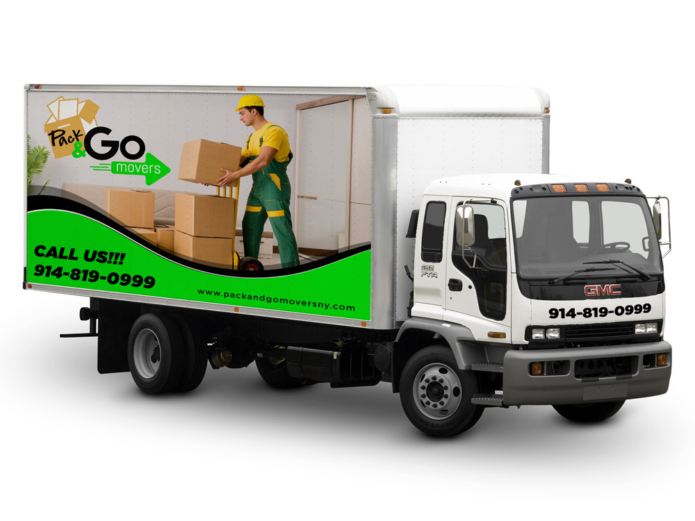 Pack & Go Movers  logo design by Gelotine