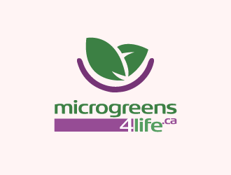 microgreens4life.ca [Microgreens 4 Life] logo design by sigorip