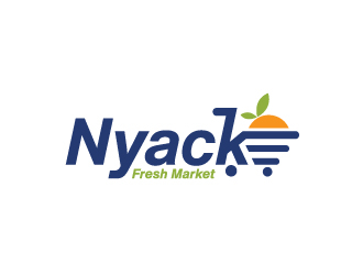 nyack fresh market logo design by dgawand