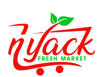 nyack fresh market logo design by PMG