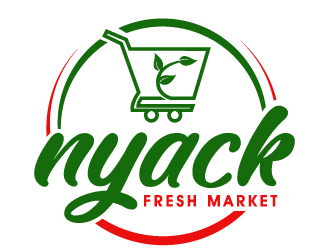 nyack fresh market logo design by PMG
