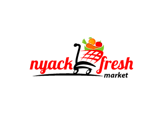 nyack fresh market logo design by torresace