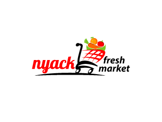 nyack fresh market logo design by torresace