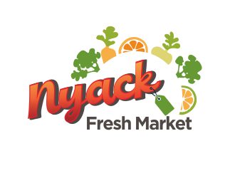 nyack fresh market logo design by YONK