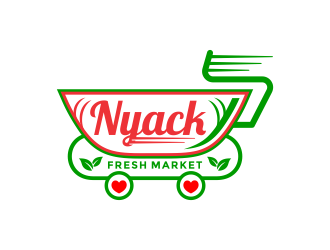 nyack fresh market logo design by graphicstar