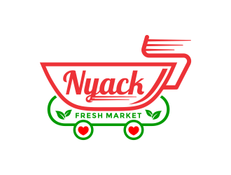nyack fresh market logo design by graphicstar
