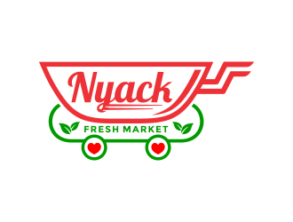 nyack fresh market logo design by graphicstar