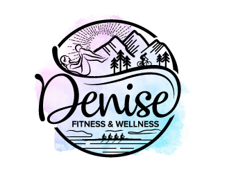 Denise fitness & wellness  logo design by jaize