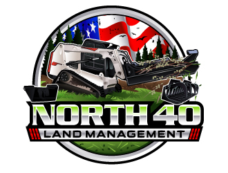 North 40 land management  logo design by LucidSketch