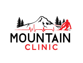 Mountain Clinic logo design by MonkDesign