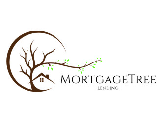 MortgageTree Lending  logo design by jetzu