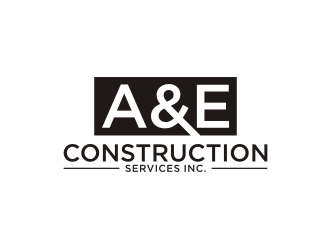 A&E Construction Services Inc. logo design by blessings