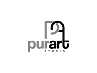 pur•art studio (purart studio) logo design by dgawand