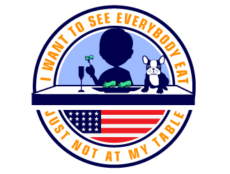 I want to see everybody win just not at my table  logo design by Suvendu