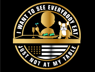 I want to see everybody win just not at my table  logo design by Suvendu