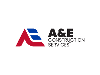A&E Construction Services Inc. logo design by jacobwdesign