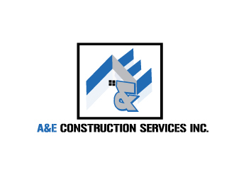 A&E Construction Services Inc. logo design by webmall