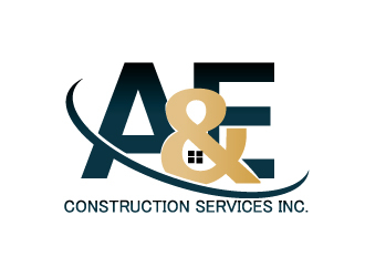 A&E Construction Services Inc. logo design by webmall